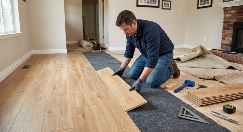 Laminate Floor Remodeling in Monmouth County, NJ