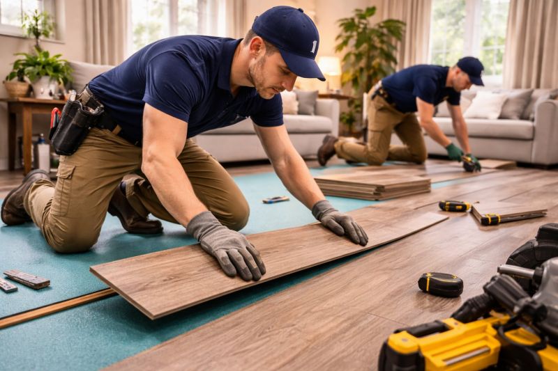 Laminate Floor Replacement in Bordentown, NJ