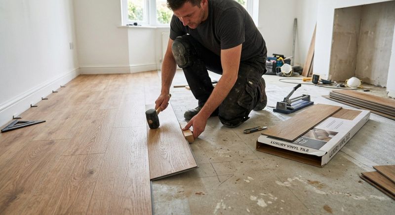Luxury Vinyl Tile Installation in Colts Neck, NJ