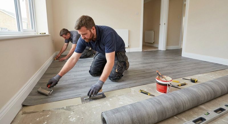 Sheet Linoleum Installation in Allentown, NJ