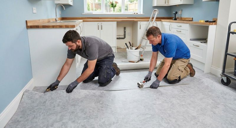 Sheet Linoleum Installation in Monmouth County, NJ