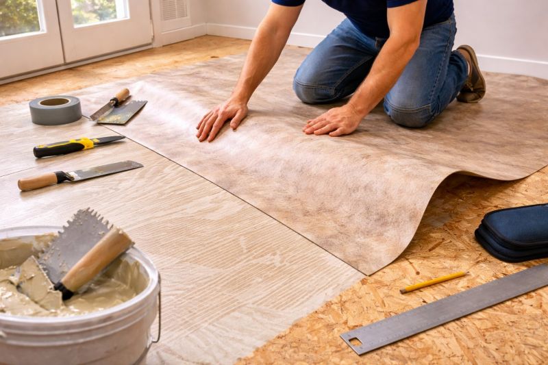 Sheet Vinyl Installation in New Brunswick, NJ