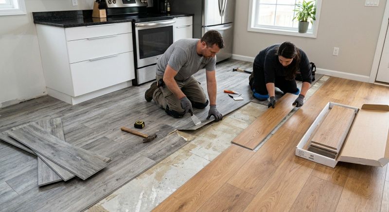 Vinyl Tile Replacement in Monmouth County, NJ